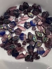 30g mix czech glass beads &