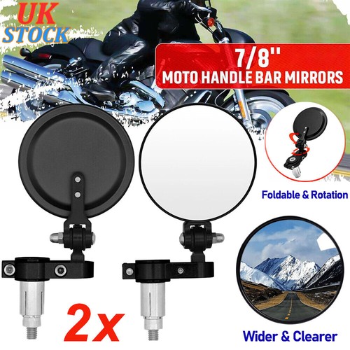 Motorcycle bar end mirrors - end,