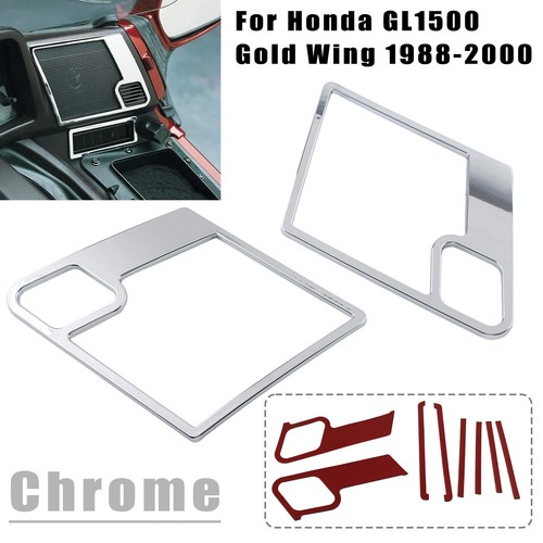 Chrome front speaker accent - front,
