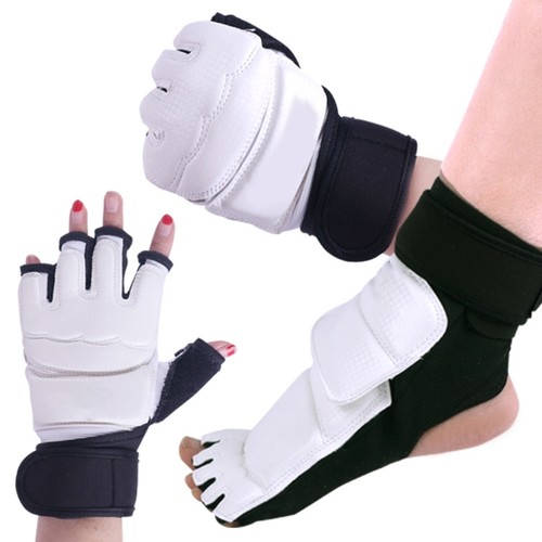 Taekwondo training gloves foot - training,