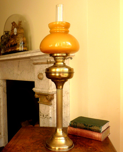 Tall brass corinthian column - brass,