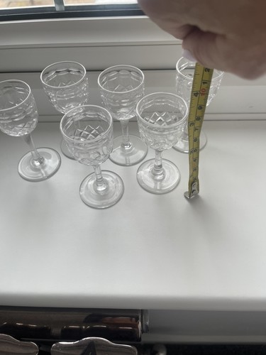 Set vintage cut crystal - set, of