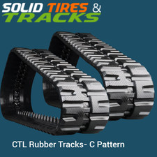 Two Skid Steer Rubber Tracks