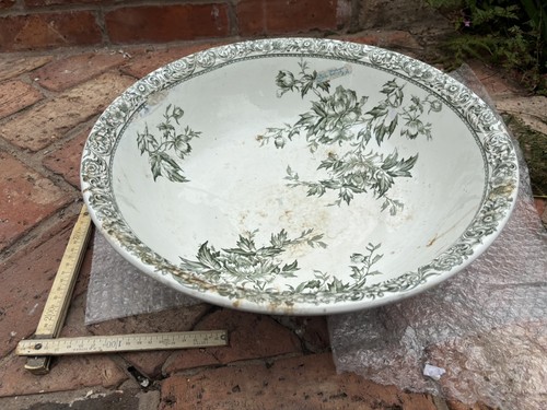 Antique branded wash basin - antique,