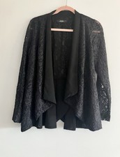 Black Soft Lace Jacket Size 10