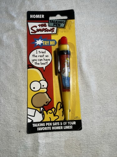 Simpsons talking pen - talking,