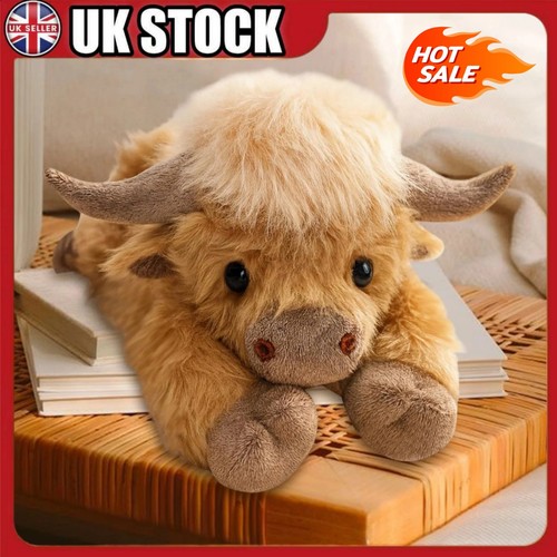 Highland cow plush pillow - plush,