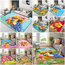 Kids Winnie The Pooh 3D Bedroom Carpet Anti-Slip Floor Area Rug Mat Doormat Gift