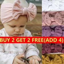 Baby Rabbit Headbands Elastic Bowknot Hair Band Girls Bow-knot Newborn Bows Kids