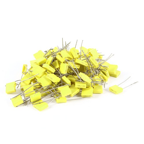 100 yellow 100v 1uf 10 - 100, x