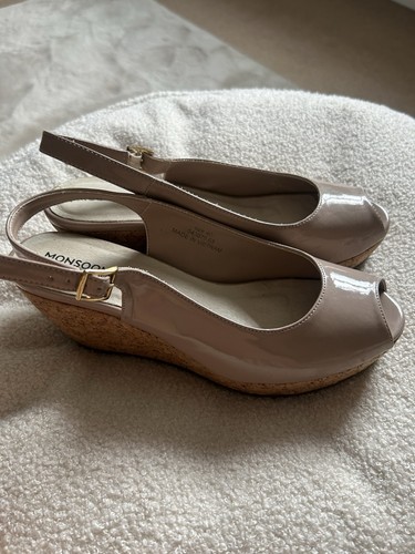 Monsoon sandals open toe - toe, wedge
