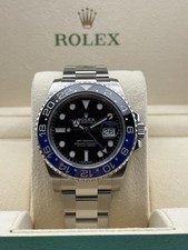2017 Rolex GMT Master II Batman - Ref: 116710BLNR FULL SET - 2023 Rolex Service