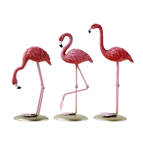 Flamingo statue handmade - statue,
