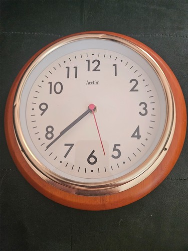 Used acctim wall clock - used, clock.