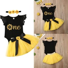 Girls Baby 1st Birthday Outfit