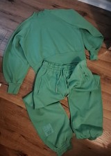 GREEN TRACK SUIT SWEATSHIRT AND JOGGERS LADIES SIZE 12 RESTYLO NEW