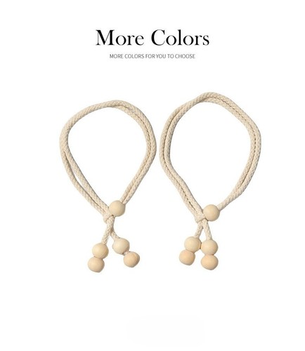 4pcs natural wooden bead - natural,