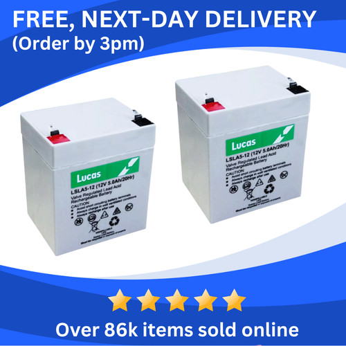 Lucas 12v 5ah batteries - 12v,