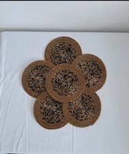 Black & Gold Beaded Coasters