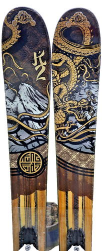 2012 kung fujas 169cm skis - k2,