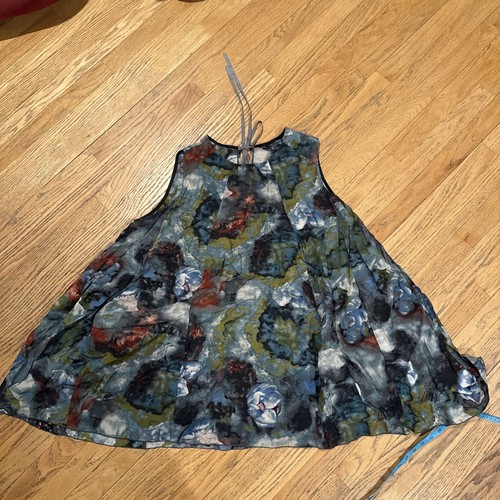 Watercolor trapeze dress - watercolor,
