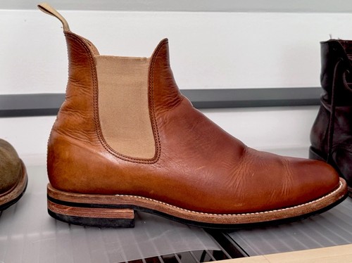 Viberg chelsea used - used, tan