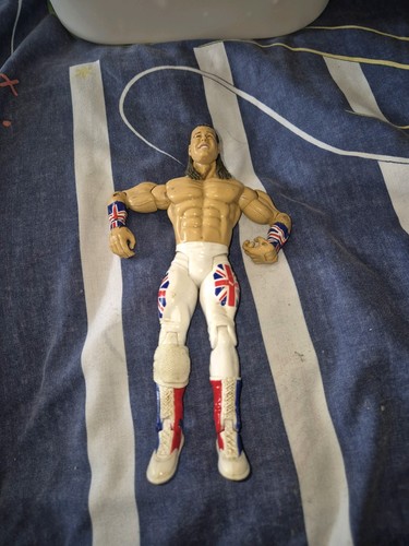 Wwe british bulldog figure - british,