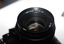 Zenit-11 Vintage 35mm SLR Film Camera and Helios 44M-4 58mm f2 Lens w/case WORKS