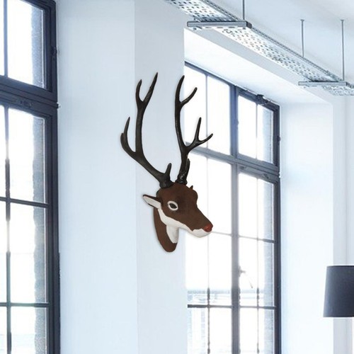 Wall mount fake deer head - mount,