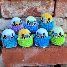 Crochet Budgie Plushie | Mini