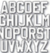 Metal Cutting Dies Alphabet