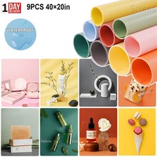 9× Photo Backdrop Paper 100cm Photography Background Product Food Table Props