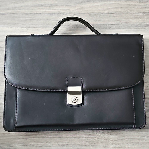 Men black leather - men's,