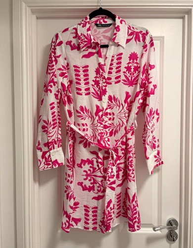 Zara pink white floral - pink,