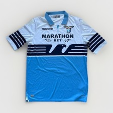 Macron Lazio Football Shirt Mens Size X Large 2018-19 Home Soccer Jersey