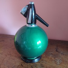 VINTAGE RETRO GREEN SPARKLETS GLOBEMASTER SODA SYPHON SIPHON - MID CENTURY BAR