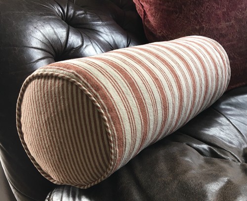Woven stripe ticking cylinder - stripe,