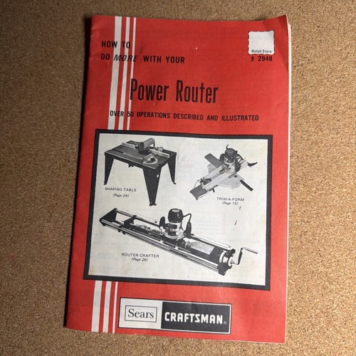 Sears craftsman power router - craftsman,