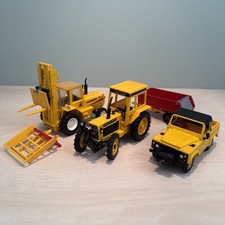 Vintage Britains Bundle & Corgi Trailer. Volvo BM Land Rover Defender See Photos