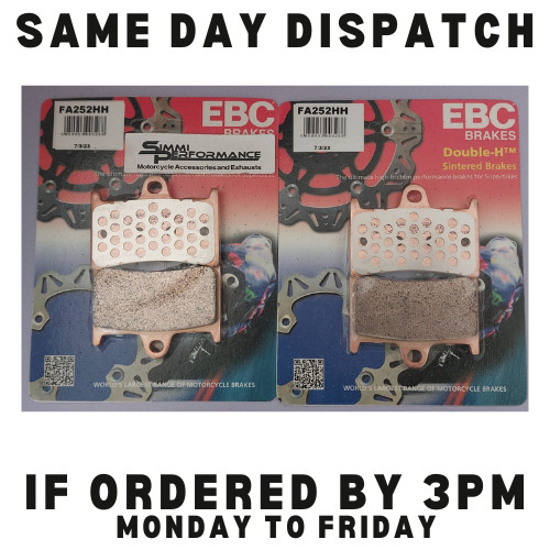 Ebc front brake pads - brake, yamaha