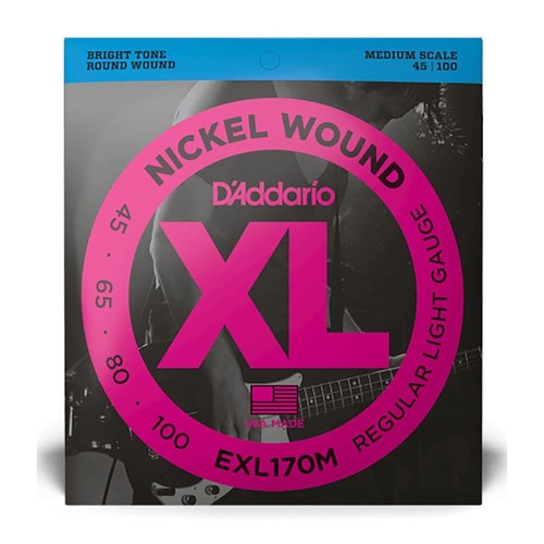 Addario exl170m bass guitar - d'addario,