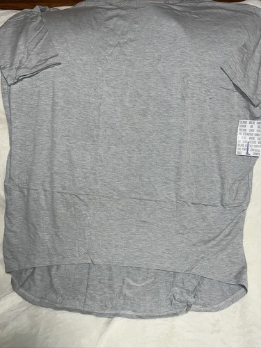 Lularoe irma large - solid, gray