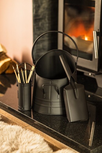 Coal bucket match canister - bucket,