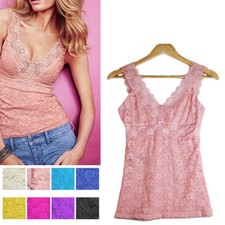 Women Lace Vest Tops Deep