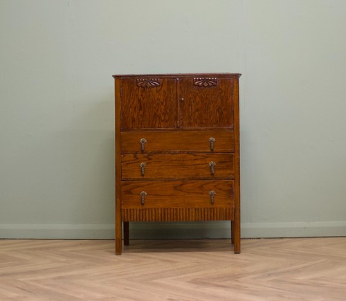 Vintage art deco oak - vintage,
