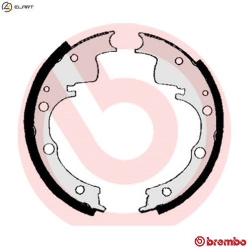 Brake shoe set - shoe,