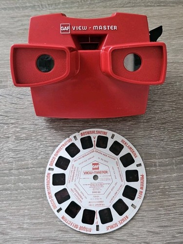Vintage viewmaster red model - vintage,