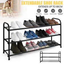 Expandable Shoe Rack, 3-Tier