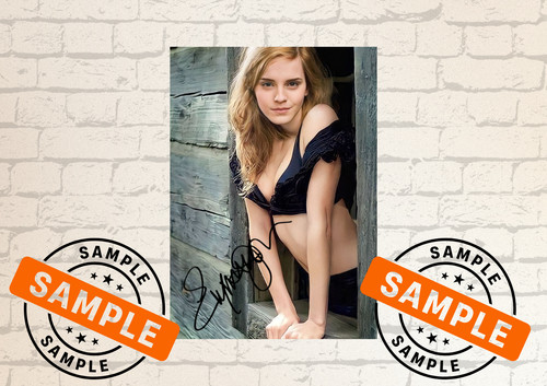 Emma watson autographed signed - emma,
