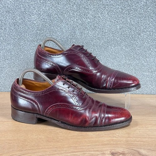 Barker burgundy leather - uk, 7.5
